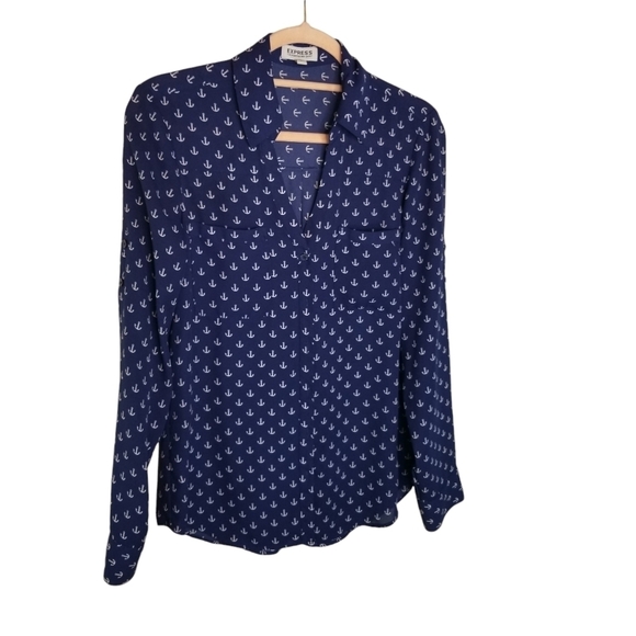 Express the Portofino nautical anchor shirt - Picture 1 of 6